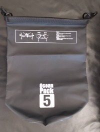 Dry Bag, Schwimmtasche, 5l,schwarz
