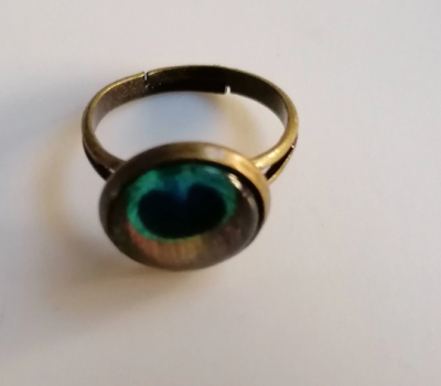 Fingerring Ringgröße 17, bronzefarben - Fingerring Ringgröße 17, bronzefarben