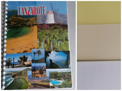 Fotobuch Skizzenheft Lanzarote A4 upcycling - Fotobuch Skizzenheft Lanzarote A4 upcycling