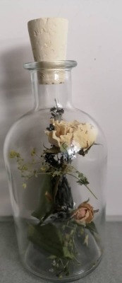 Trockenblumen in der Flasche - Trockenblumen in der Flasche
