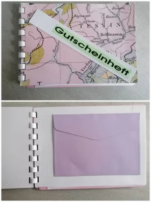Gutscheinbuch selber gestalten, Karte - Gutscheinbuch selber gestalten, Karte