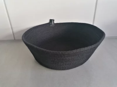 Robe Bowl schwarz 18x7 cm - Robe Bowl schwarz