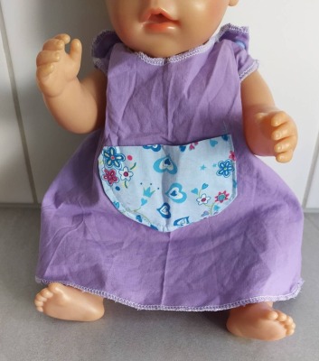 Puppenbekleidung Schürzenkleid Puppen /- 40 cm