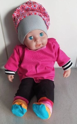Bekleidung-Set Puppenkleidung Puppen pink /- 40 cm - Bekleidung-Set Puppenkleidung Puppen pink /-