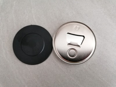 10er Set Button magnetischer Flaschenöffner, Rohlinge 59 mm Abholung - 10er Set Button magnetischer