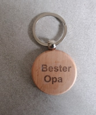 Schlüsselanhänger aus Holz Bester Opa - Schlüsselanhänger aus Holz Bester Opa