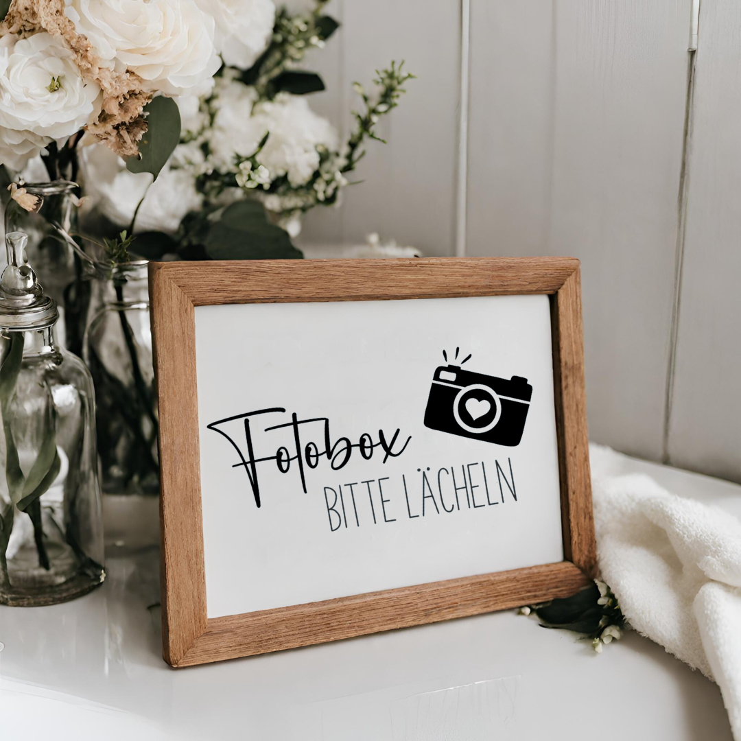 Aufkleber - Fotobox | Hochzeit | DIY | Dekoration 2