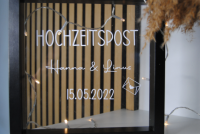 Aufkleber Hochzeitspost Geldgeschenke Schriftzug 2