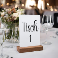 Sticker | Aufkleber | Tischnummern | Hochzeit | DIY | Dekoration