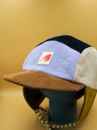 5-Panel-Cap, Navy/Puder/Cognac/Flieder