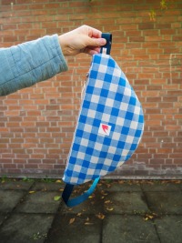 Tasche Adults, Gingham blau 5