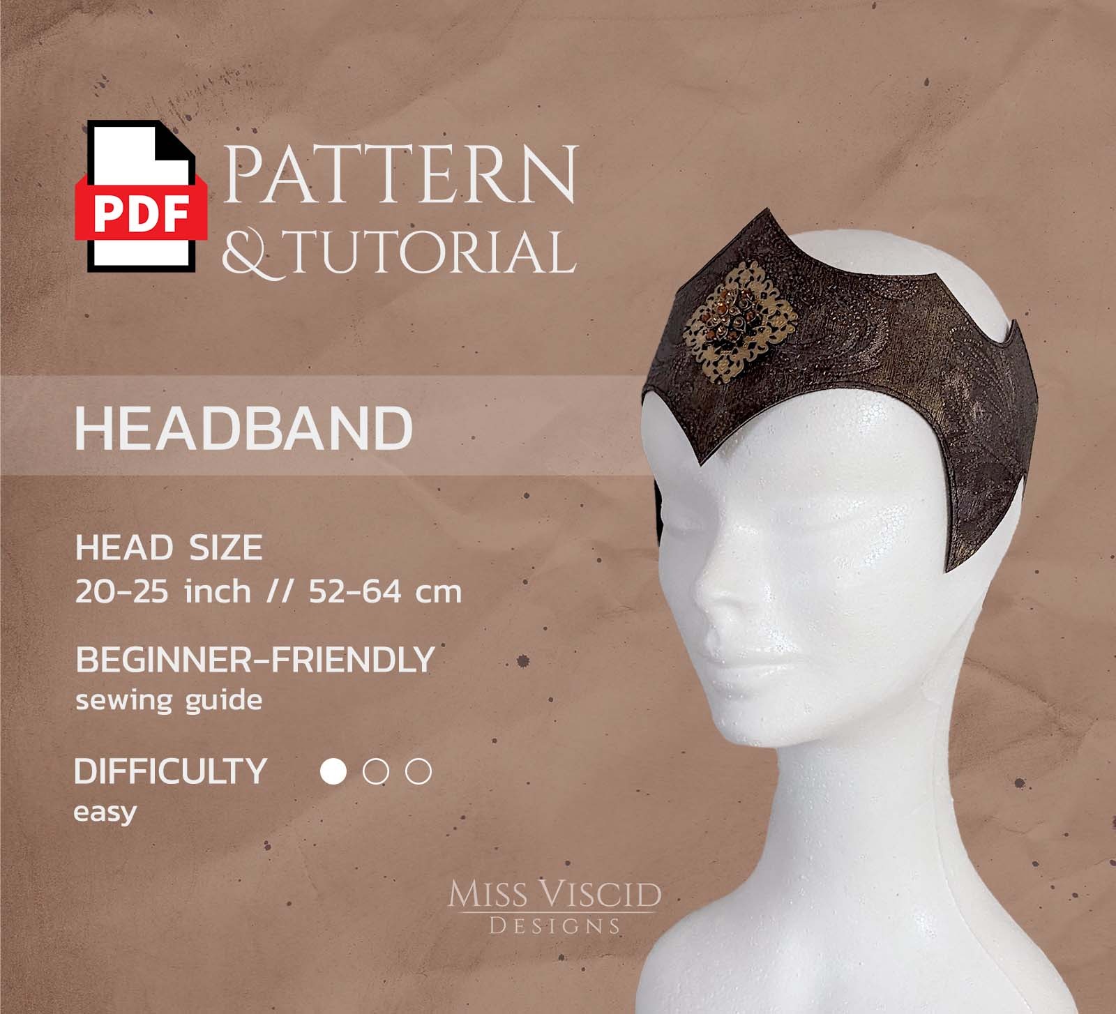 Fantasy Headband - Download Pattern