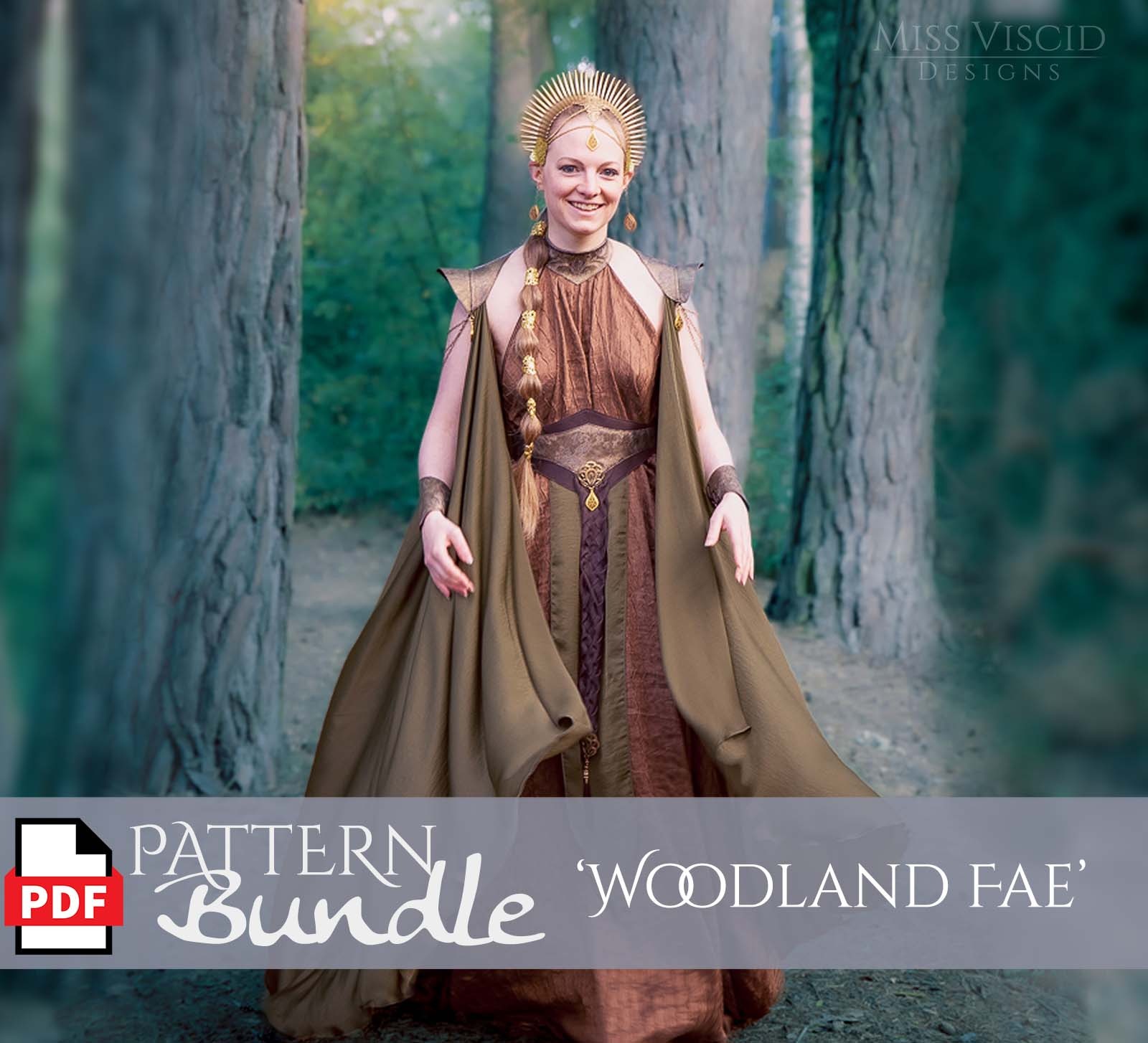 WOODLAND FAE - PDF pattern bundle with sewing guides