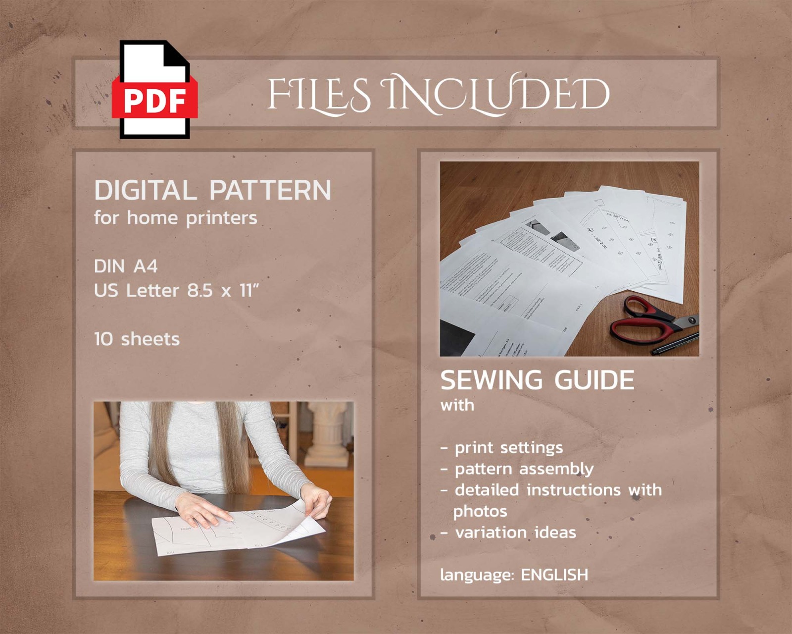Waistbelt for fantasy dress - pdf pattern with sewing guide 4