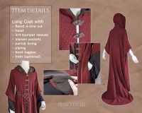 Mage Coat PDF pattern with sewing guide 2