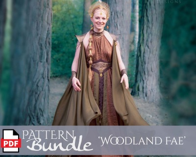 WOODLAND FAE - PDF pattern bundle with sewing guides - Beginner-friendly and easy to make yet