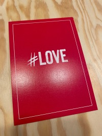 Hashtag LOVE Liebesgruß für als Geschenk zum Valentinstag Geburtstagsgeschenk Vatertag Muttertag 5