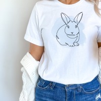 BunnyShirt - SilhouetteBun - in 2 Motivgrößen