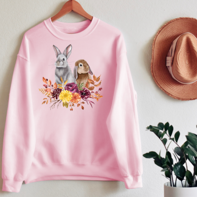 BunnySweater Unisex AutumnBuns - S-XXL, versch. Farben, 2 Motivgrößen