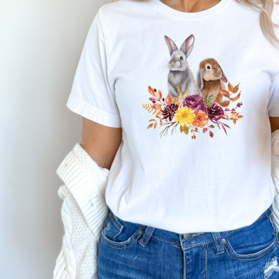 BunnyShirt - Autumnbuns - in 2 Motivgrößen - Unisex - In verschiedenen Farben - Gr. S - XXL