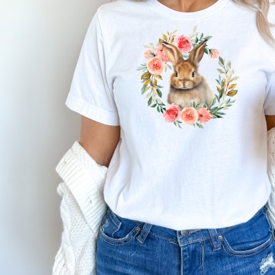 BunnyShirt - peonies - in 2 Motivgrößen - Unisex - In verschiedenen Farben - Gr. S - XXL