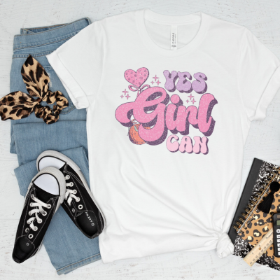 Girls can .. Shirt in 2 Motivgrößen - Unisex - In verschiedenen Farben - Gr. S - XXL
