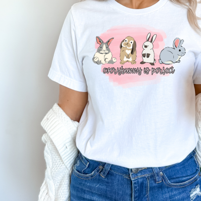 BunnyShirt - Everybunny is Perfect - Unisex - In verschiedenen Farben - Gr. S - XXL