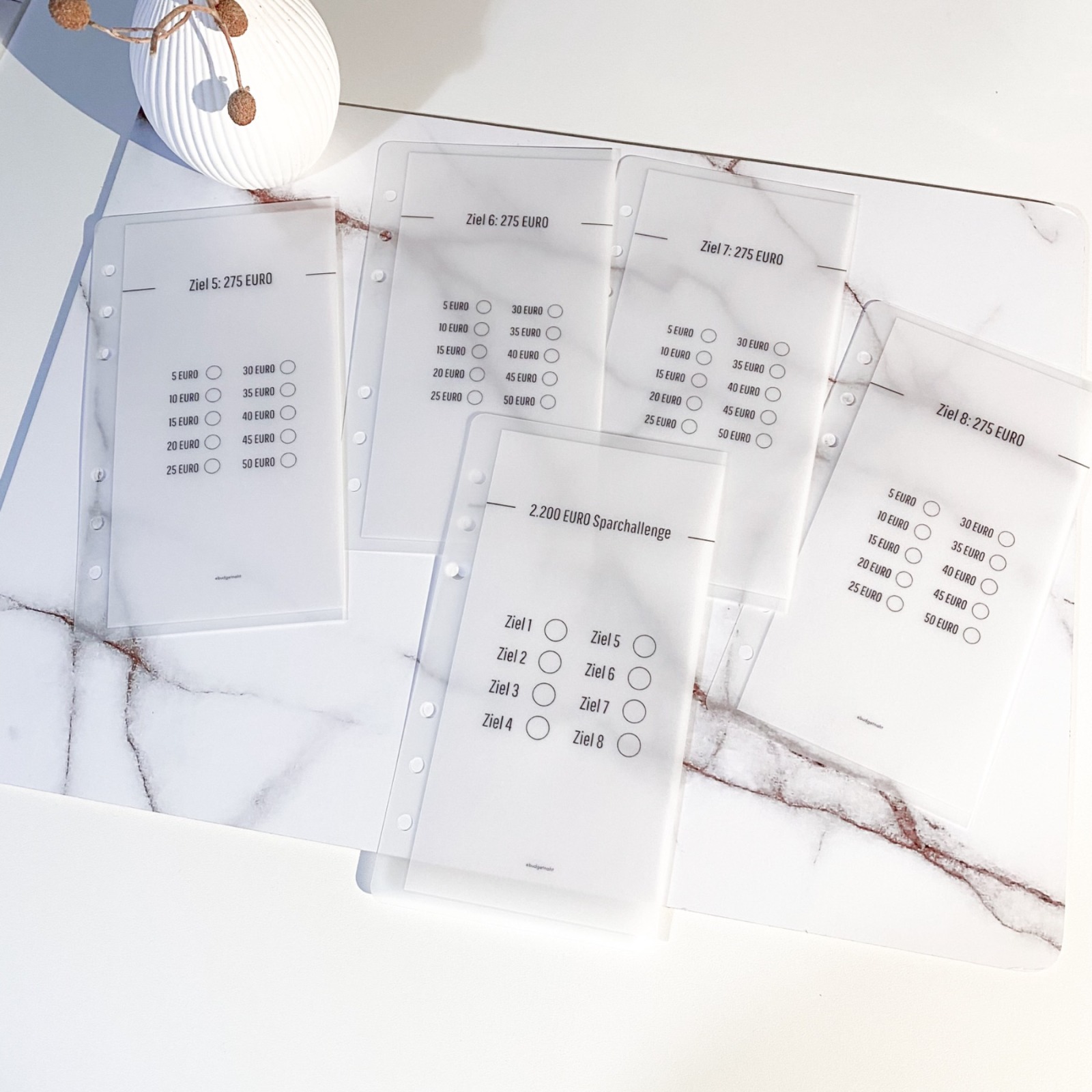 2.200 Umschlag Sparchallenge A6 | frosty Design 9