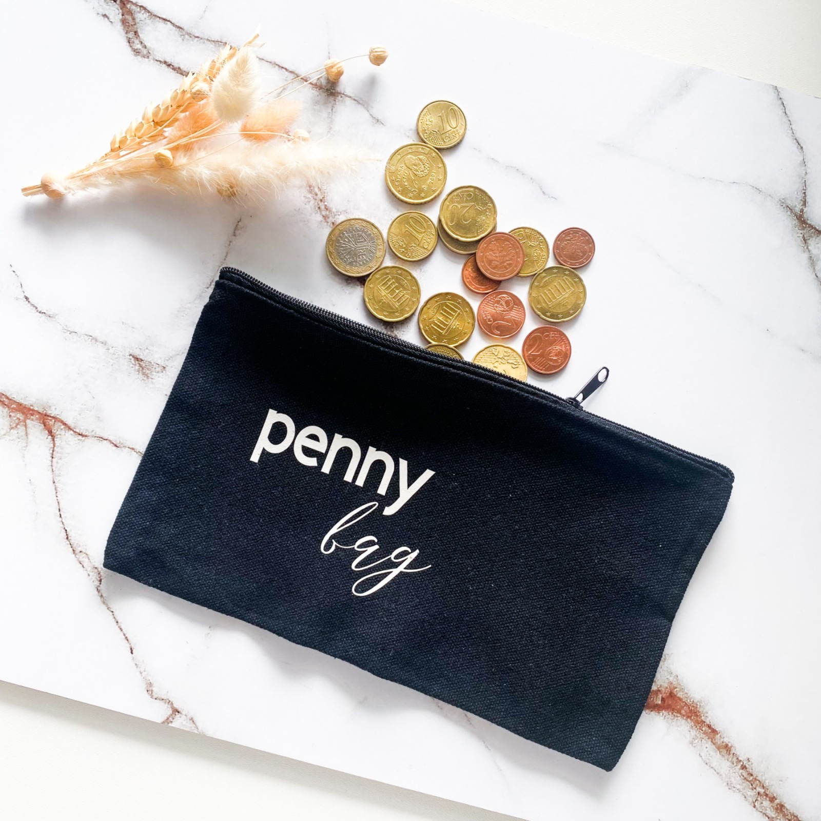 pennybag | Kleingeldtasche | mit Sparchallenge Kleingeldliebe | perfekt für Kleingeldchallenges 4