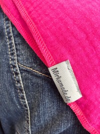 Musselintuch Damen XXL pink 7