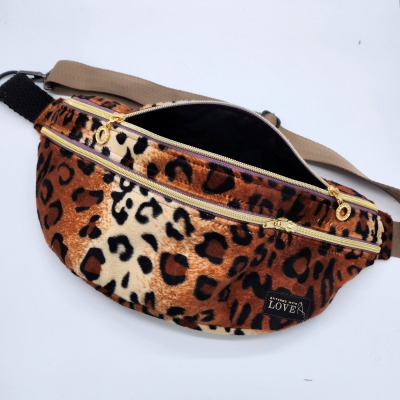 Crossbodybag - Fellimitat Leopard