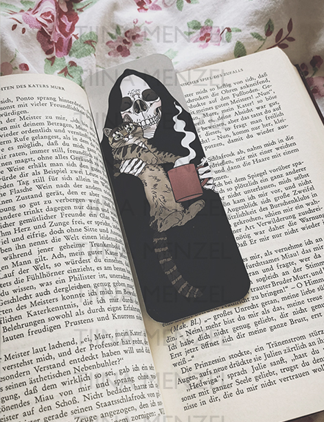 Grim Reaper and friend bookmark