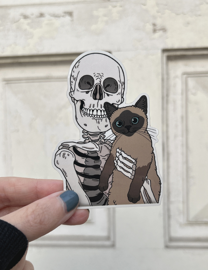 Another Siamese cat friend sticker
