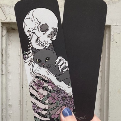 Cuddle cat bookmark