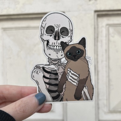Another Siamese cat friend sticker