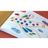 Malbuch mit Aufklebern zum Basteln für Kinder 4