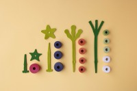 Fädelspiel Holz Montessori Spielzeug ab 2 7