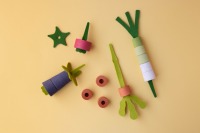 Fädelspiel Holz Montessori Spielzeug ab 2 5