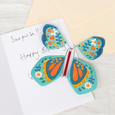 Magischer Schmetterling - Fliegendes Lesezeichen für Kinder