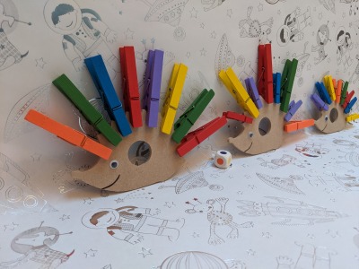 Montessori Farbenspiel - Farben Sortierspiel Busy Activity