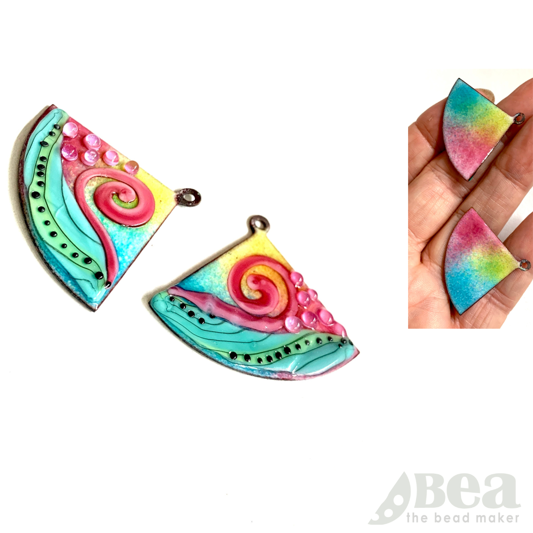 Special Enamel Earring Components for Creative DIY Enthusiasts 2