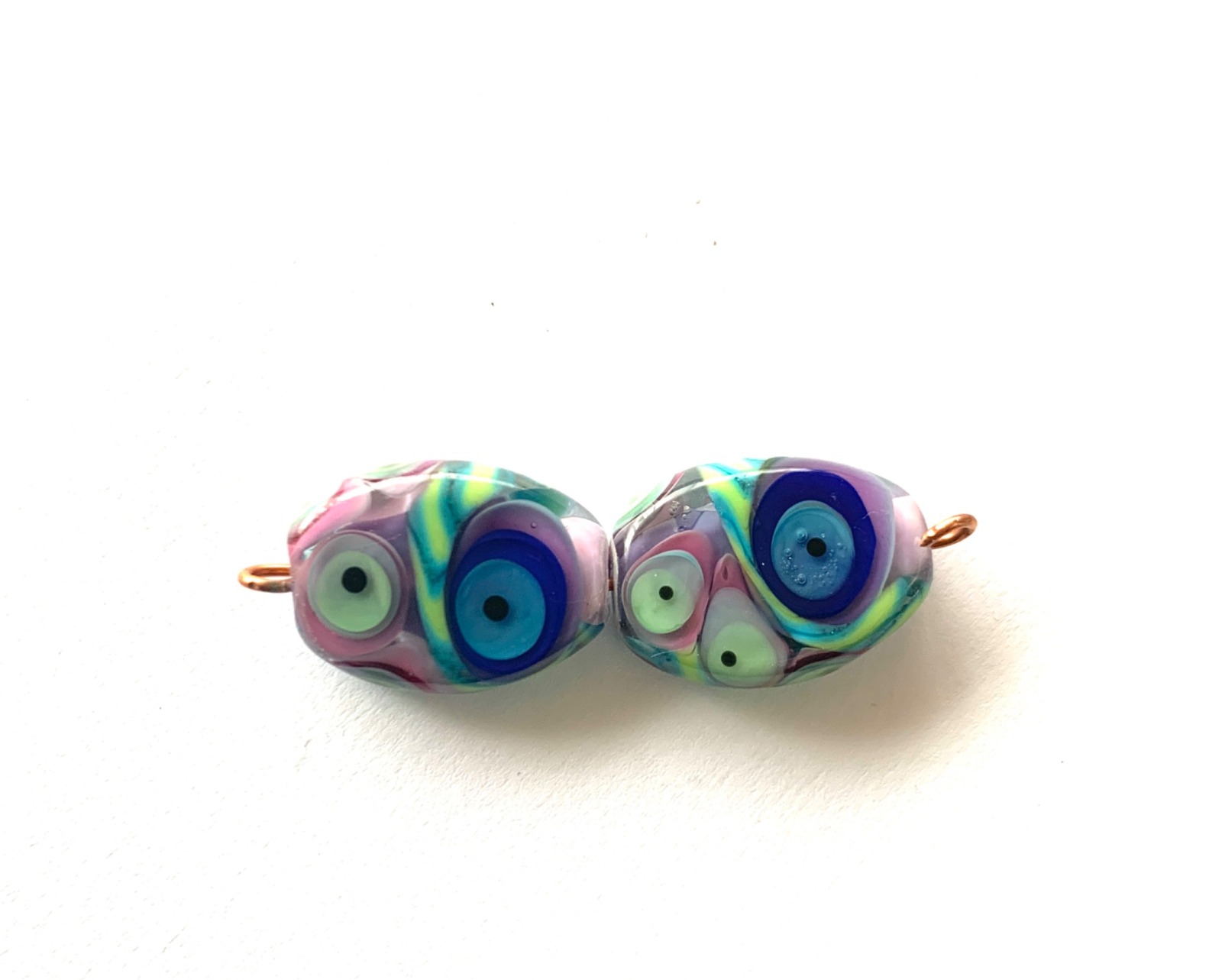 Handmade Colorful Glass Beads for Earrings 3