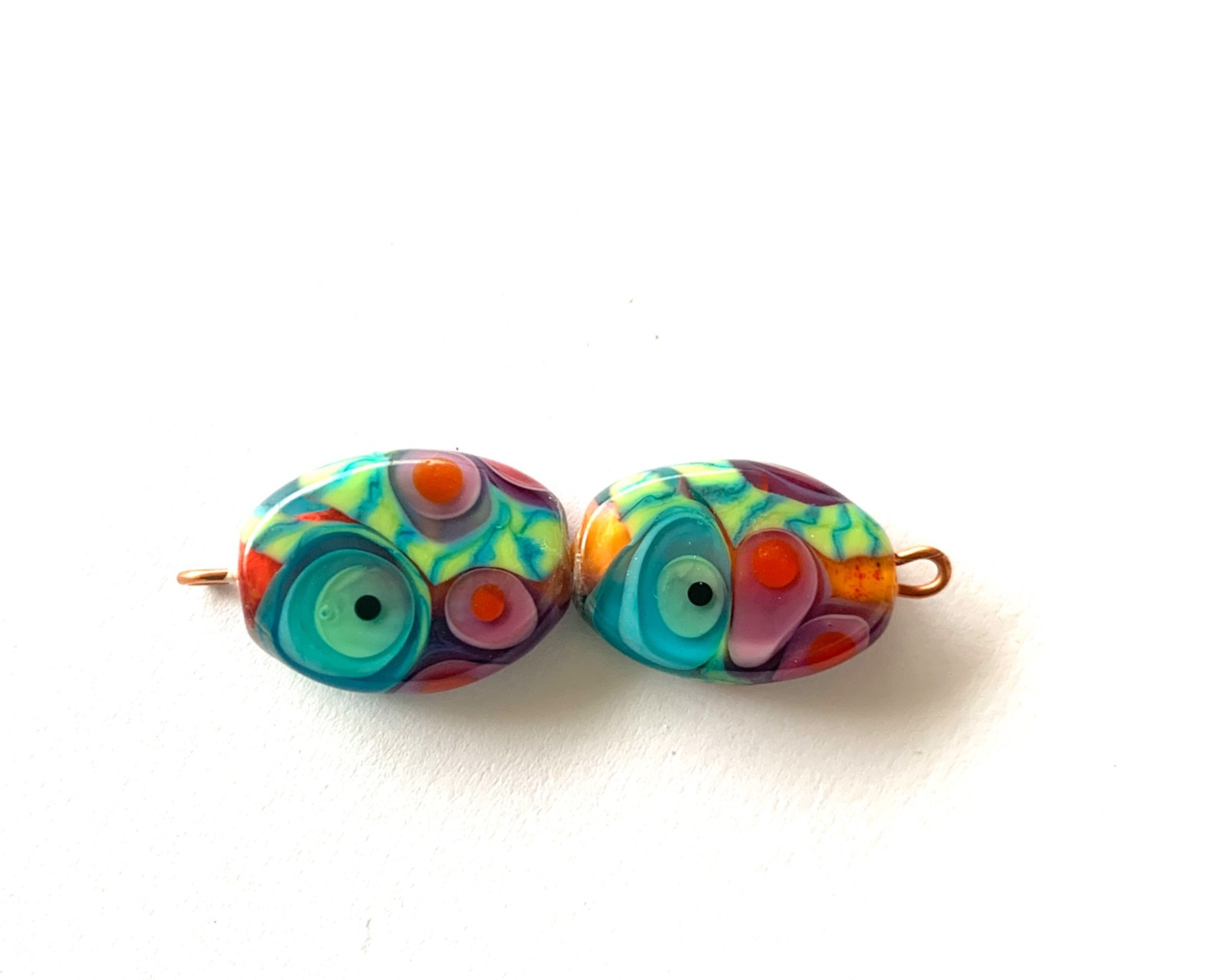 Handmade Colorful Glass Beads for Earrings 4