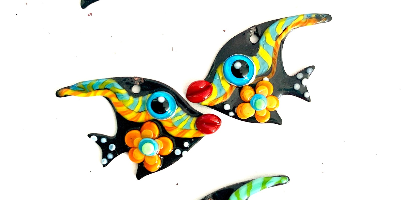 Funny Fish Charms for DIY Jewelry made to order similar 3