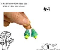 Handmade Glass Mushroom Bead Charms 4