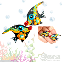 Funny Fish Charms for DIY Jewelry made to order similar