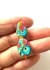 Handmade Colorful Glass Beads for Earrings 3