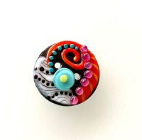 Buttons One-of-a-kind handemade Button for your DIY Project - for Jewelry or as accessory for a