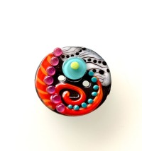 Buttons One-of-a-kind handemade Button for your DIY Project - for Jewelry or as accessory for a