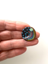 Buttons One-of-a-kind handemade Button for your DIY Project - for Jewelry or as accessory for a